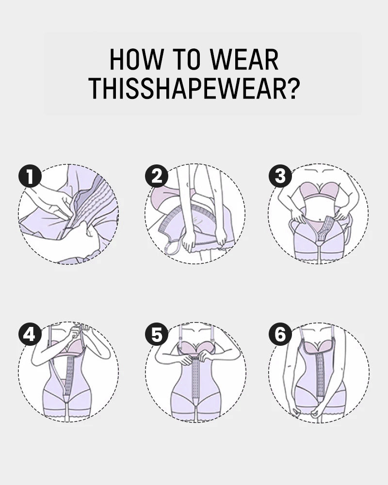 š„FLASH SALEš„ Extra Plus Size Shaper Bodysuit Tummy Control Shapewear With Bra