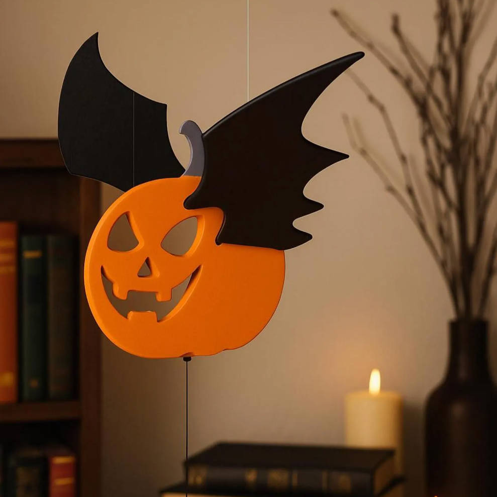 🎃Halloween Wooden Flying Pumpkin with Wings