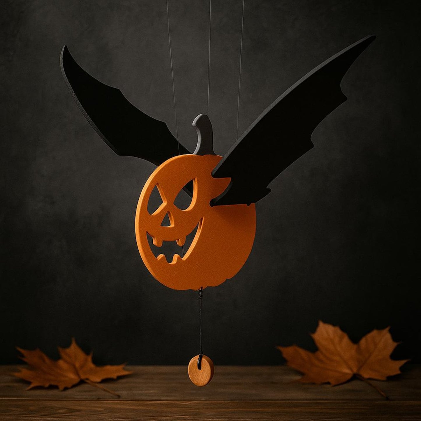 🎃Halloween Wooden Flying Pumpkin with Wings