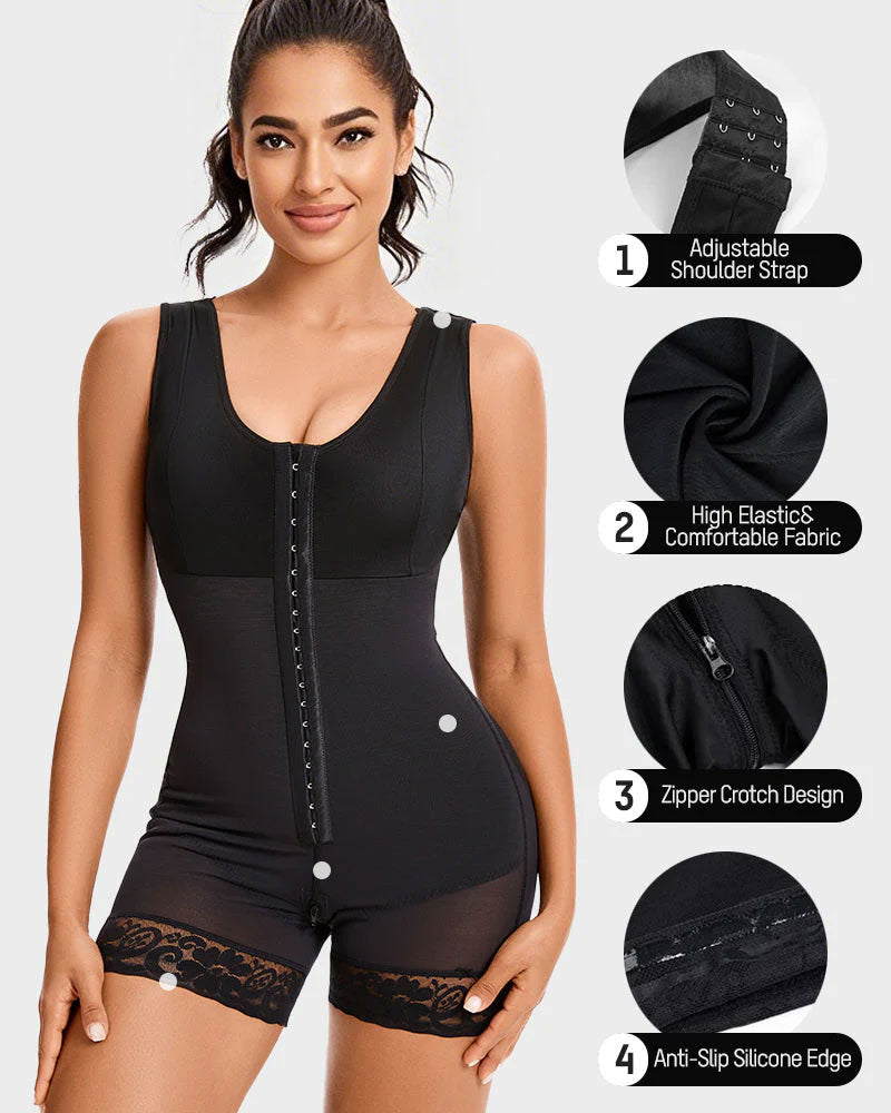 š„FLASH SALEš„ Extra Plus Size Shaper Bodysuit Tummy Control Shapewear With Bra