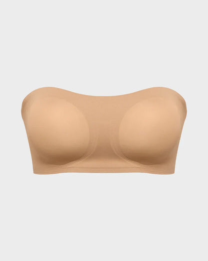 Non-Slip Crossover Side Hook Bandeau Bra